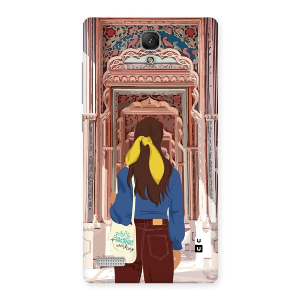 wonderful Girl Back Case for Redmi Note