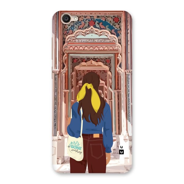 wonderful Girl Back Case for Vivo Y55