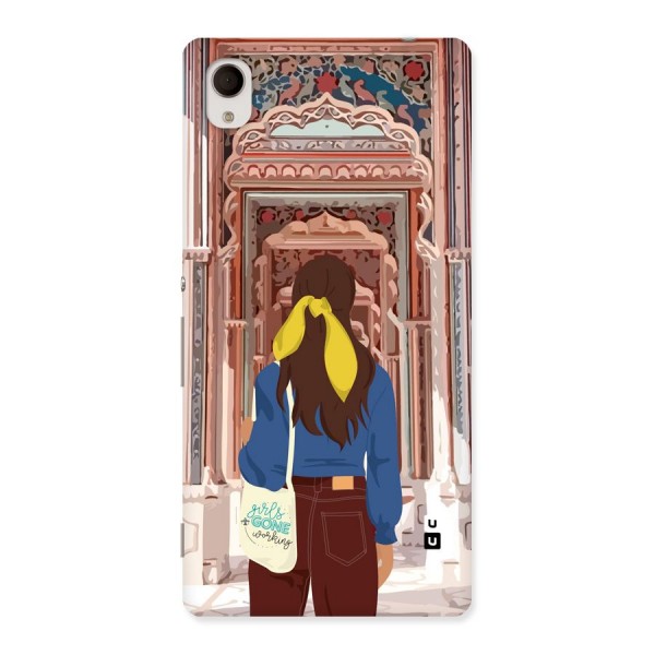 wonderful Girl Back Case for Xperia M4