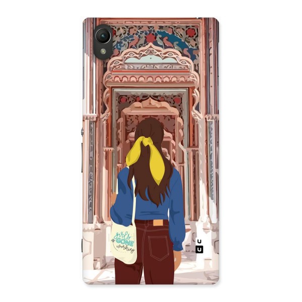 wonderful Girl Back Case for Xperia Z1