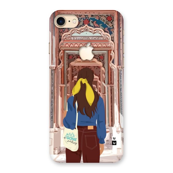 wonderful Girl Back Case for iPhone 7 Apple Cut