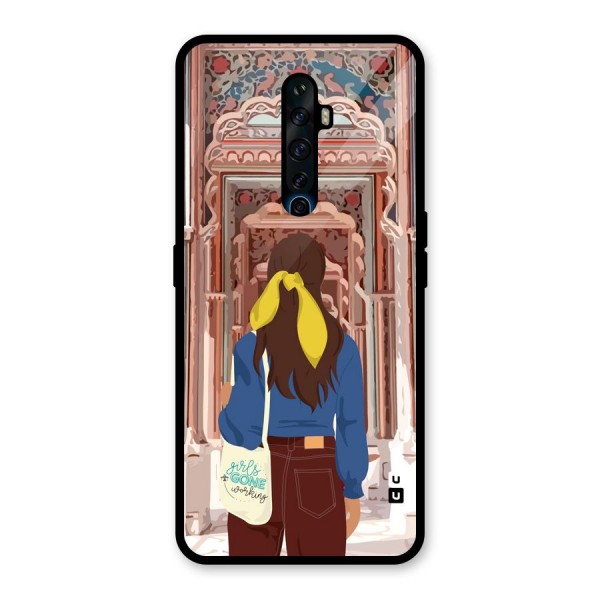 wonderful Girl Glass Back Case for Oppo Reno2 Z