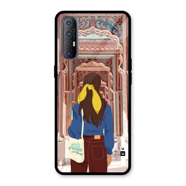 wonderful Girl Glass Back Case for Oppo Reno3 Pro