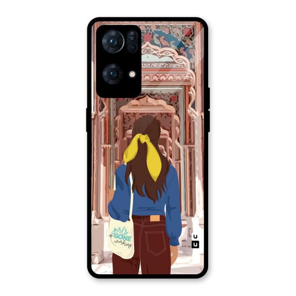 wonderful Girl Glass Back Case for Oppo Reno7 Pro 5G