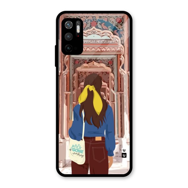 wonderful Girl Glass Back Case for Poco M3 Pro 5G