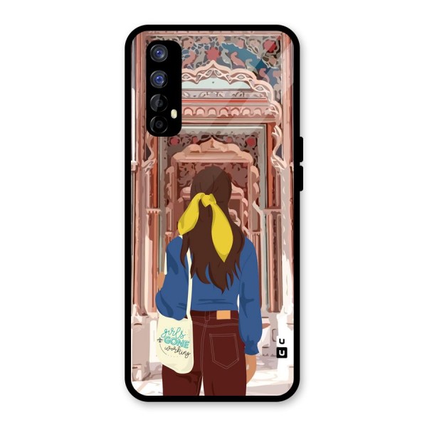 wonderful Girl Glass Back Case for Realme 7