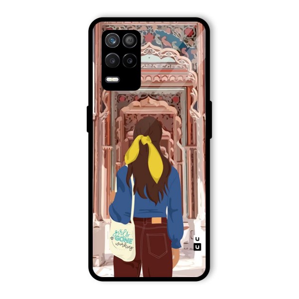 wonderful Girl Glass Back Case for Realme 9 5G