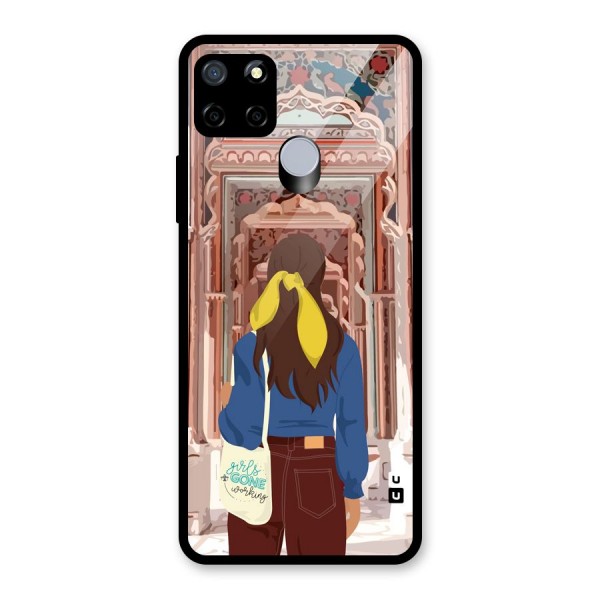 wonderful Girl Glass Back Case for Realme C12