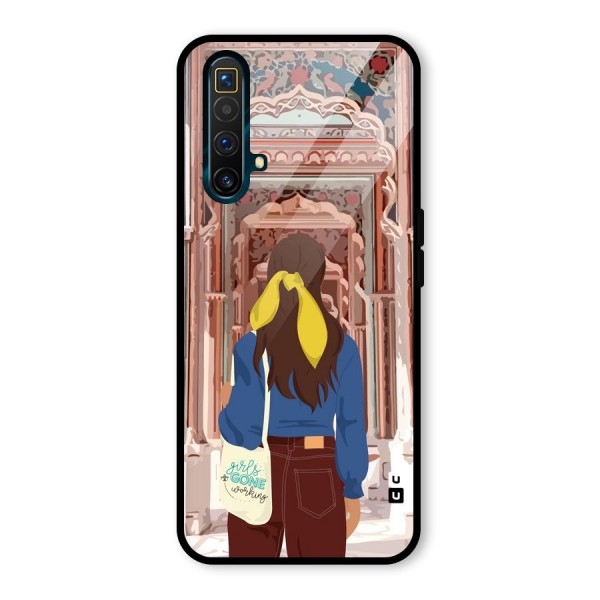 wonderful Girl Glass Back Case for Realme X3 SuperZoom