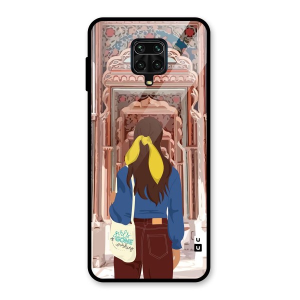 wonderful Girl Glass Back Case for Redmi Note 10 Lite