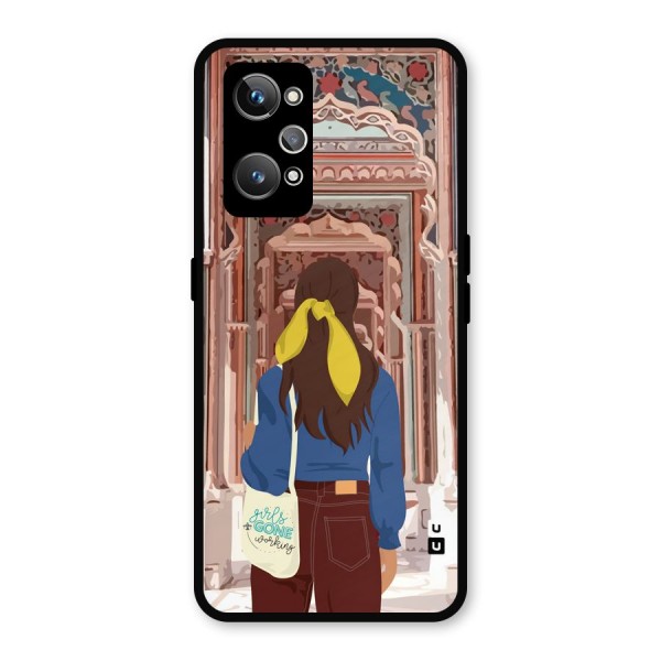 wonderful Girl Metal Back Case for Realme GT 2