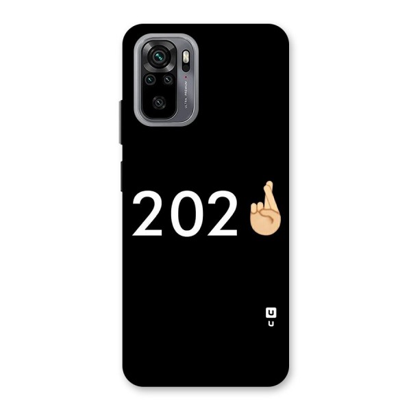 2021 Fingers Crossed Back Case for Redmi Note 10