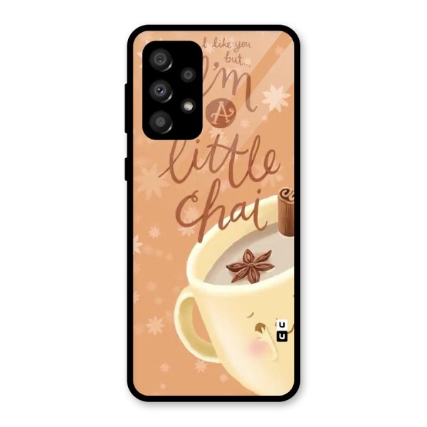 A Little Chai Glass Back Case for Galaxy A32