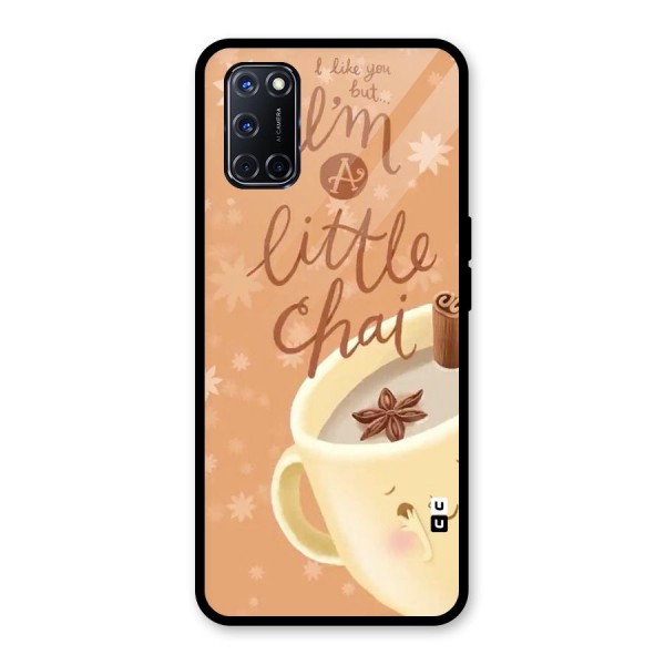 A Little Chai Glass Back Case for Oppo A52