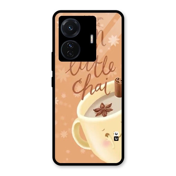 A Little Chai Glass Back Case for Vivo T1 Pro