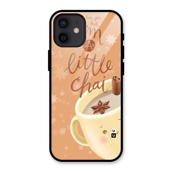 A Little Chai Glass Back Case for iPhone 12