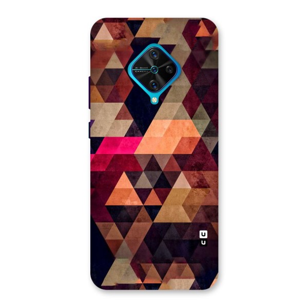 Abstract Beauty Triangles Back Case for Vivo S1 Pro