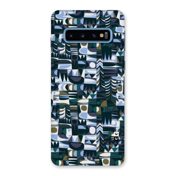 Abstract Blues Back Case for Galaxy S10