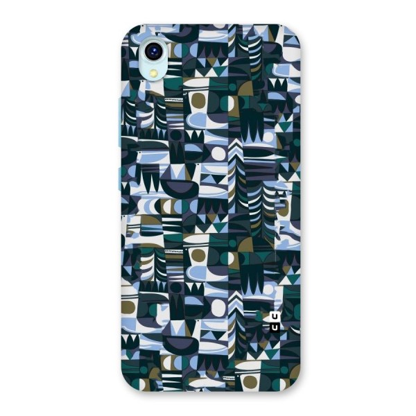 Abstract Blues Back Case for Vivo Y1s