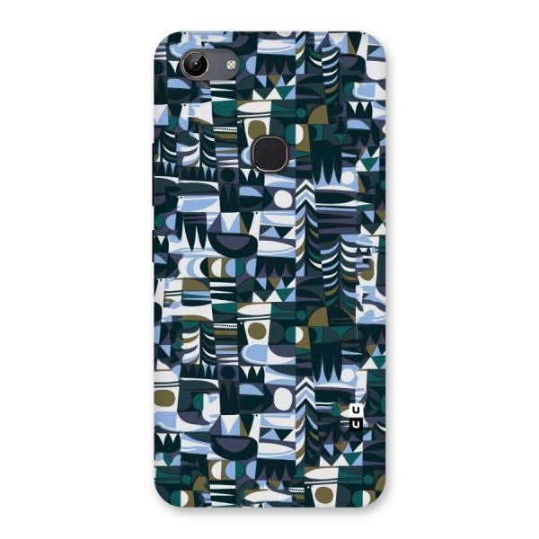 Abstract Blues Back Case for Vivo Y81