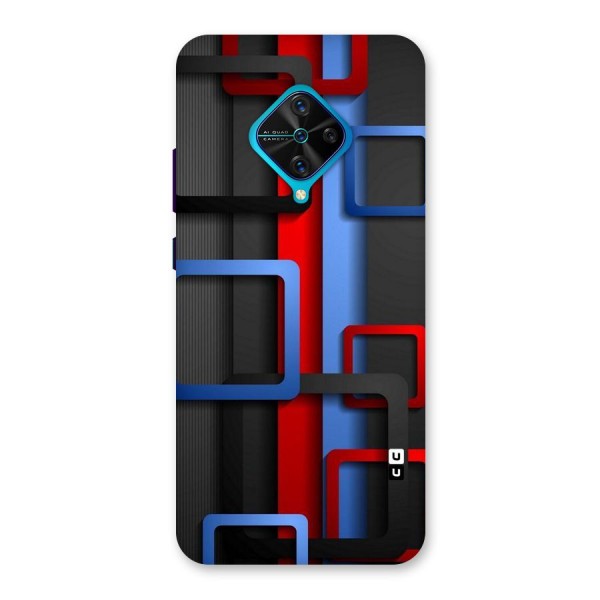 Abstract Box Back Case for Vivo S1 Pro