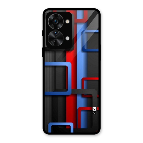 Abstract Box Glass Back Case for OnePlus Nord 2T