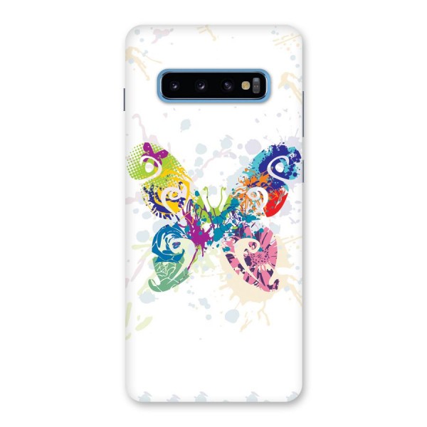 Abstract Butterfly Back Case for Galaxy S10 Plus