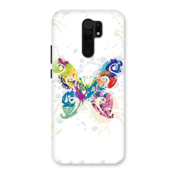 Abstract Butterfly Back Case for Redmi 9 Prime