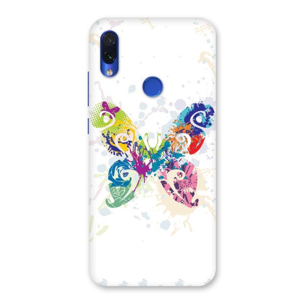 Abstract Butterfly Back Case for Redmi Note 7