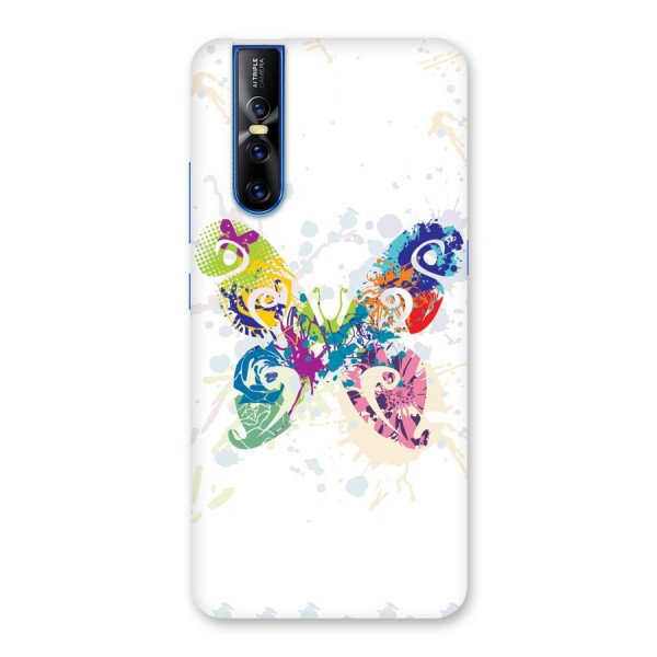 Abstract Butterfly Back Case for Vivo V15 Pro