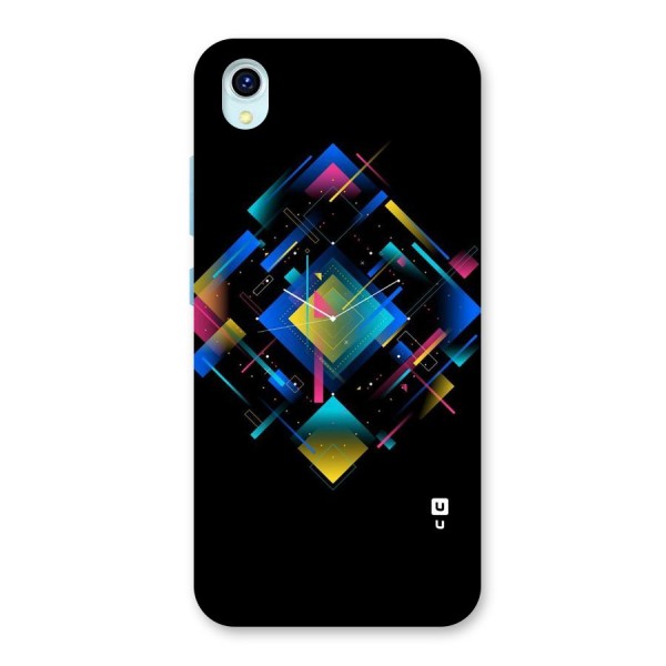 Abstract Clock Back Case for Vivo Y1s