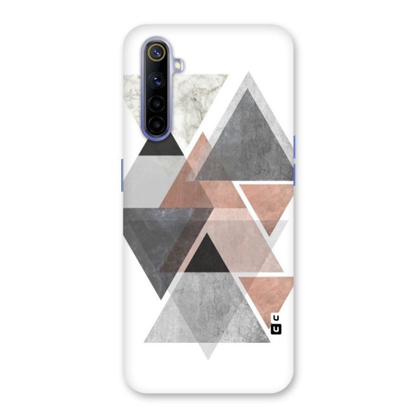 Abstract Diamond Pink Design Back Case for Realme 6