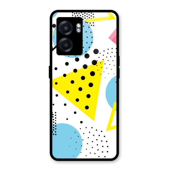 Abstract Geometry Glass Back Case for Oppo K10 (5G)