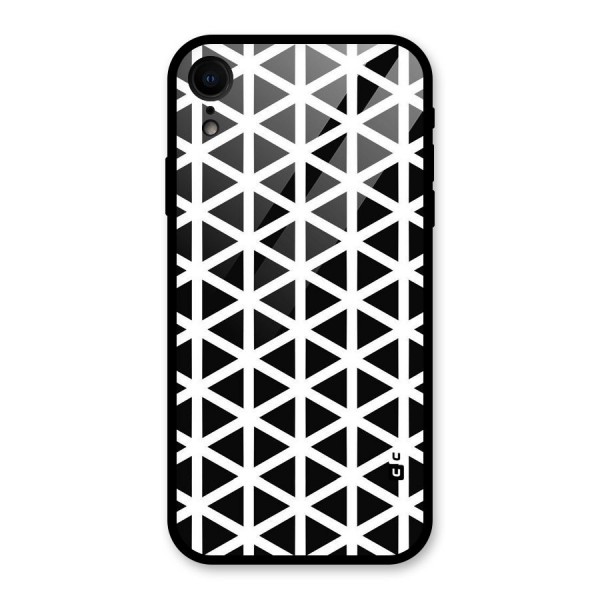 Abstract Geometry Maze Glass Back Case for XR