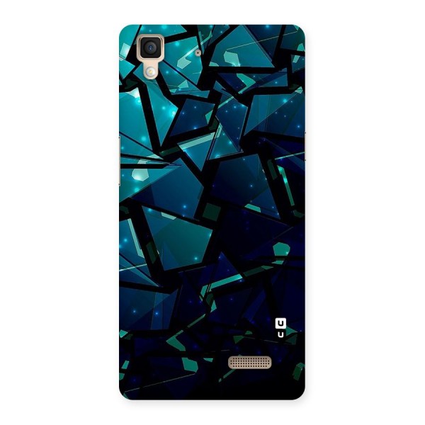 Abstract Glass Design Back Case for Oppo R7