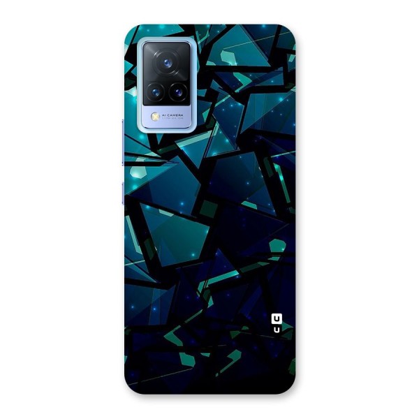 Abstract Glass Design Back Case for Vivo V21 5G