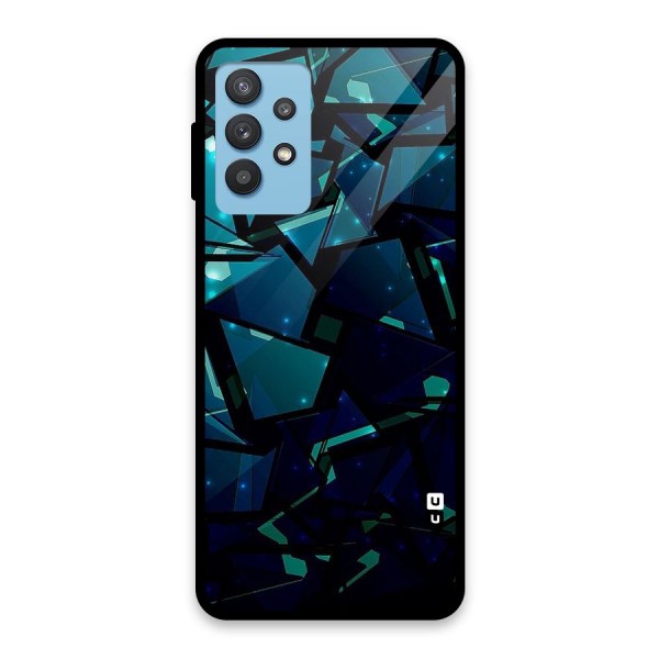 Abstract Glass Design Glass Back Case for Galaxy M32 5G