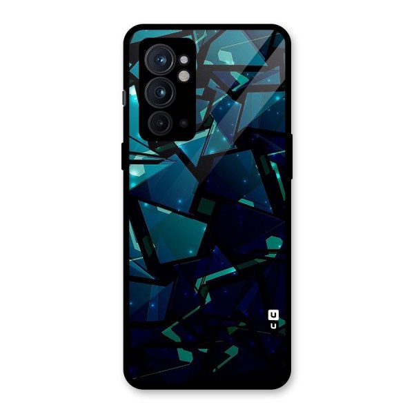 Abstract Glass Design Glass Back Case for OnePlus 9RT 5G