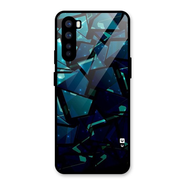 Abstract Glass Design Glass Back Case for OnePlus Nord