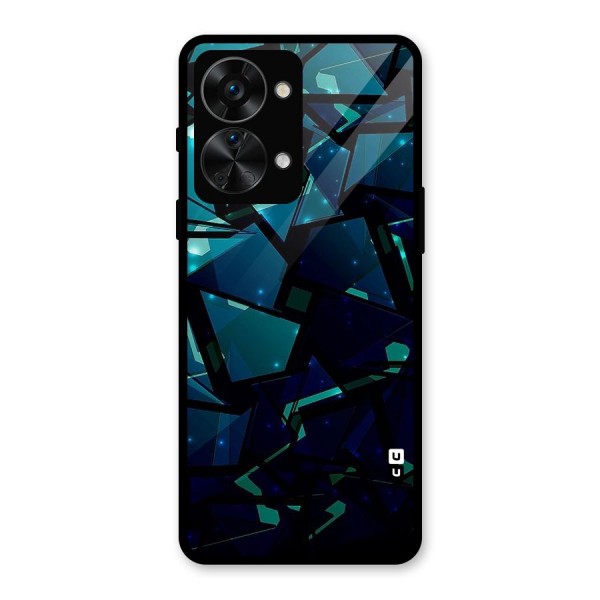 Abstract Glass Design Glass Back Case for OnePlus Nord 2T