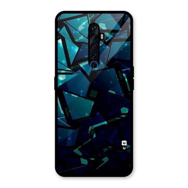 Abstract Glass Design Glass Back Case for Oppo Reno2 Z