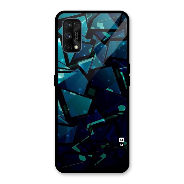 Abstract Glass Design Glass Back Case for Realme 7 Pro