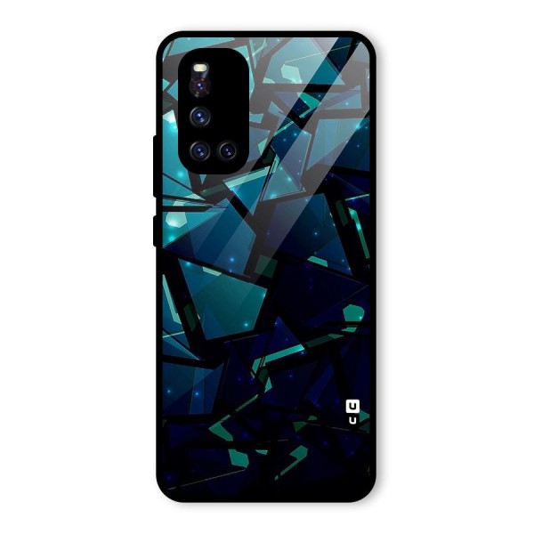 Abstract Glass Design Glass Back Case for Vivo V19