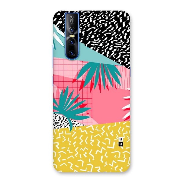 Abstract Grass Hues Back Case for Vivo V15 Pro