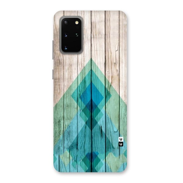 Abstract Green And Wood Back Case for Galaxy S20 Plus