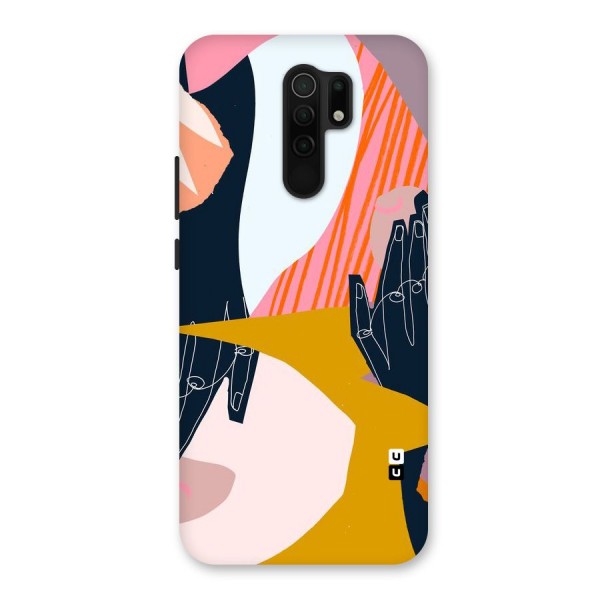 Abstract Hands Back Case for Redmi 9 Prime