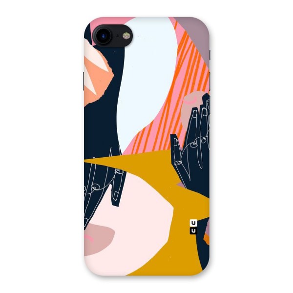 Abstract Hands Back Case for iPhone SE 2020