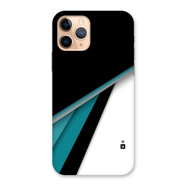 Abstract Lines Of Blue Back Case for iPhone 11 Pro