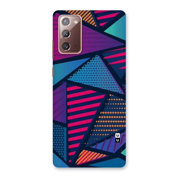 Abstract Lines Polka Back Case for Galaxy Note 20