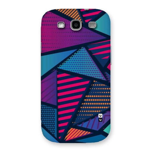 Abstract Lines Polka Back Case for Galaxy S3 Neo